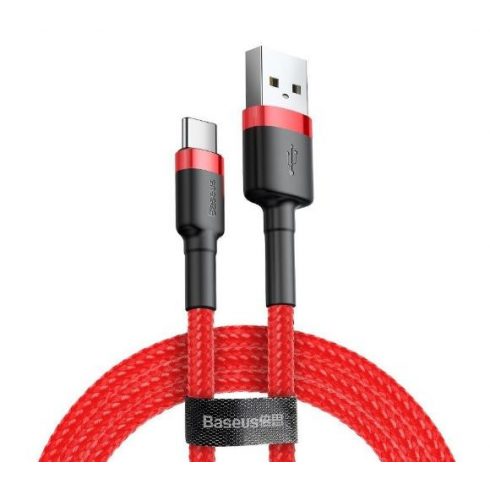 USB-USB-C kabel Baseus Cafule 1.5a, dužina 1m, crveni