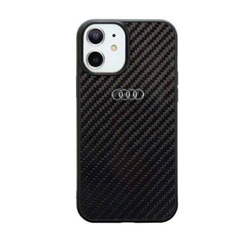 Audi Carbon Fiber - maska ​​za iPhone 11 (crna)