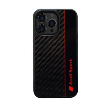   Audi Carbon Fiber Stripe - maska ​​za iPhone 13 Pro (crna)