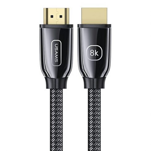 USAMS US-SJ497 - HDMI - HDMI 2.1 2m kabel s podrškom za 8K 60 Hz / 4K 120 Hz (crni)