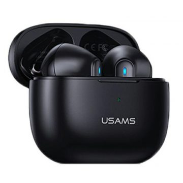   USAMS NX10 serija - Bluetooth 5.2 TWS slušalice + torbica za punjenje (crna)