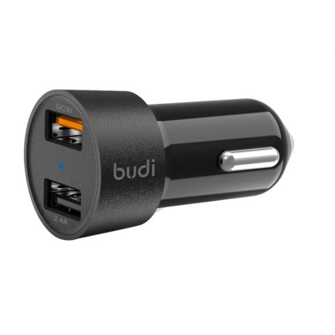 Budi - QC 3.0/2 USB auto punjač sa LED indikatorom