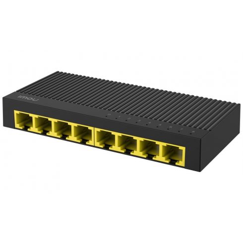 Imou by Dahua switch SG108C/ 8x Gigabit port/ 10/100/1000 Mbps RJ45 portovi/ 16 Gbps/ napajen DC5V1A/ crni