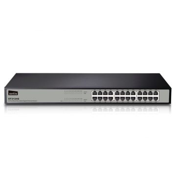   STONET by NETIS ST3124GS GBit switch / 24x 10/100/1000Mbps / 24port rack kovový