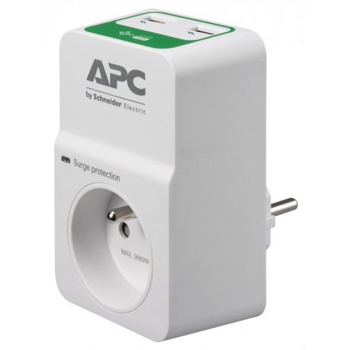 APC zaštita od prenapona Essential SurgeArrest PM1WU2-FR/ 1x priključnica/ 2x USB