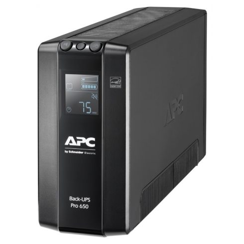 APC Back-UPS Pro BR 650VA (390W)/ LINE-INTERAKTIVNI/ AVR/ 230V/ LCD/ 6x IEC zásuvka