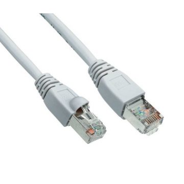 Solarix Cable Patch SFTP C5E PVC 20m sivi otporan na udarce