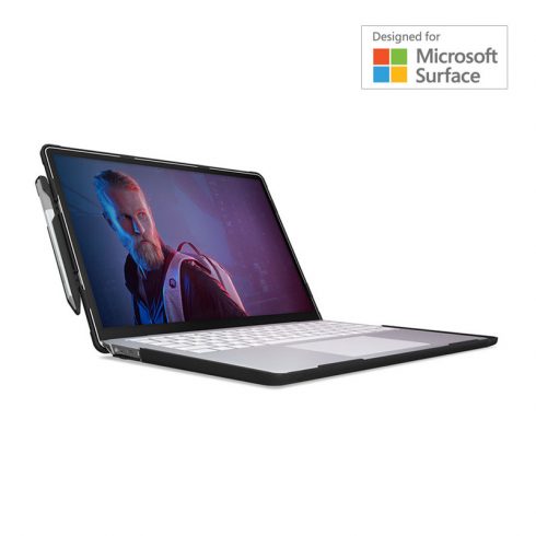 STM Dux Hardshell - oklopna torbica za Microsoft Surface Laptop 2 / 3 / 4 (crna)