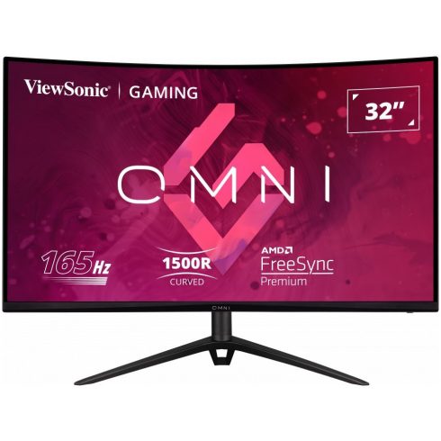 ViewSonic VX3218-PC-MHDJ OMNI /32" prozračni/VA/16:9/1920x1080/ 165Hz/ 1ms/ 300cd/m2 /2xHDMI /DP / Repro / výšk.nast.