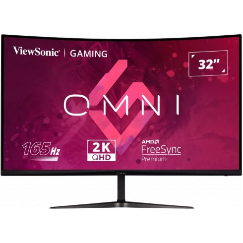 ViewSonic VX3218C-2K OMNI /32" prozračni/VA/16:9/2560x1440 / 165Hz/ 1ms/ 250cd/m2 / Freesync premium /2xHDMI /DP / Repro