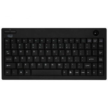   Adesso WKB-3100UB/ bežična tipkovnica 2,4 GHz/ mini/ trackball/ USB/ crna/ američki izgled