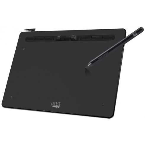 Adesso CYBERTABLET K10/ grafički tablet 10” x 6”/ 8192 razine pritiska/ 6 programabilnih gumba/ kotačić za pomicanje/ USB-