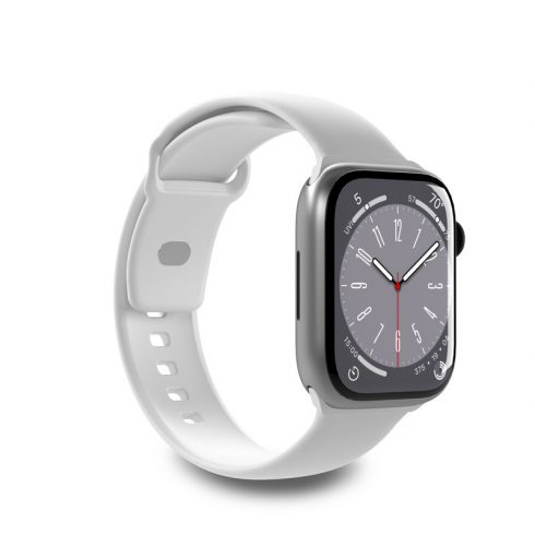 PURO ICON - Elastični remen za Apple Watch 38/40/41 mm (S/M & M/L) (bijeli)