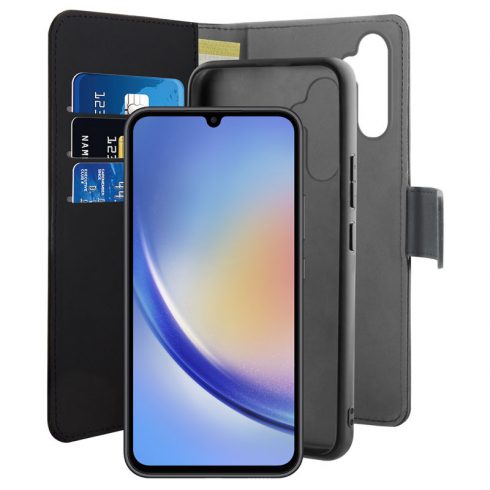 PURO Wallet Detachable - Case 2u1 za Samsung Galaxy A34 5G (crna)