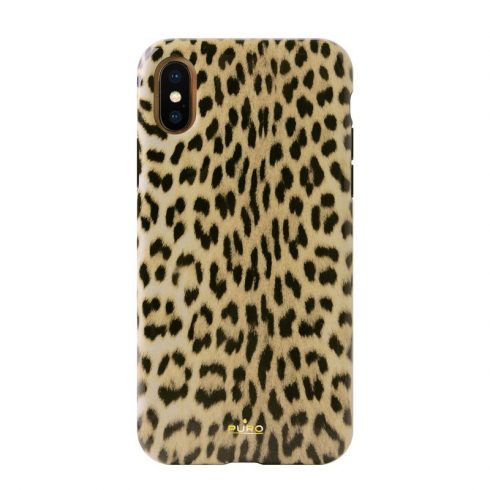 PURO Glam Leopard Cover - Futrola za iPhone Xs / X (Leo 1)