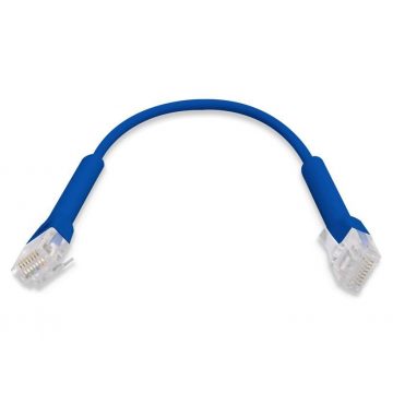   Ubiquiti UniFi Ethernet Patch kabel - duljina 0,1 m, Cat6, plavi