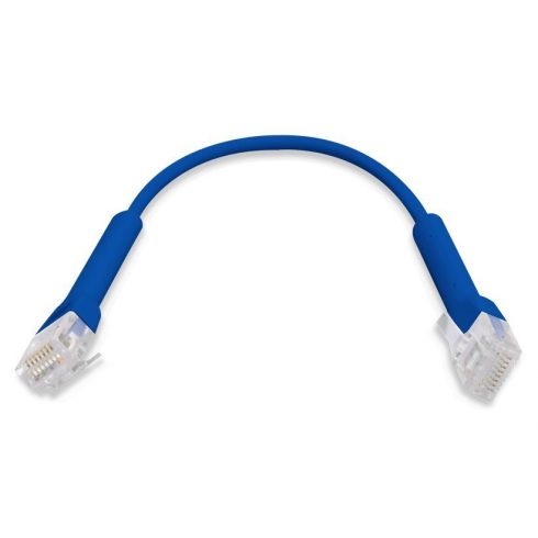 Ubiquiti UniFi Ethernet Patch kabel - duljina 0,1 m, Cat6, plavi