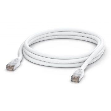   Ubiquiti UISP patch kabel outdoor - outdoor STP, Cat5e, bijeli, duljina 3 m