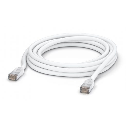 Ubiquiti UISP patch kabel outdoor - outdoor STP, Cat5e, bijeli, duljina 5 m