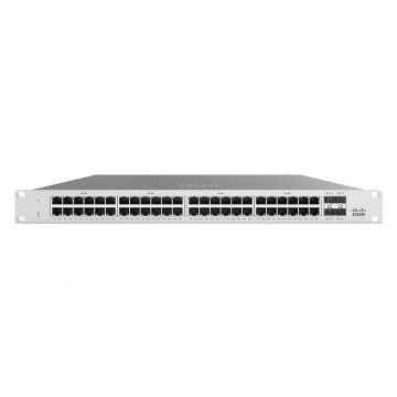   Cisco Meraki MS120-48LP preklopnik upravljan oblakom, 48 x 10/100/1000 (PoE) + 4 x gigabitni SFP - desktop,