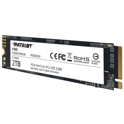 PATRIOT P300 2TB SSD / interni / M.2 PCIe Gen3 x4 NVMe 1.3 / 2280