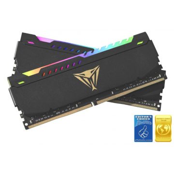   PATRIOT Viper Steel RGB 32GB DDR4 3600MHz / DIMM / CL20 / 1,35V / KIT 2x 16GB