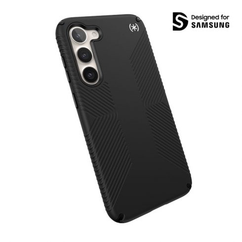 Speck Presidio2 Grip - Protuklizna maska ​​za Samsung Galaxy S23+ (crna/crna/bijela)