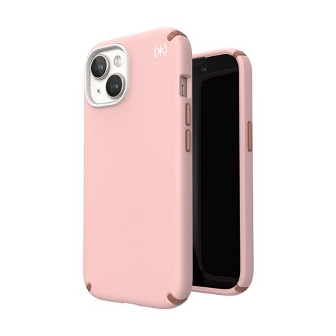 Speck Presidio2 Pro - Maska za iPhone 15 / iPhone 14 / iPhone 13 (Dahlia Pink / Rose Copper / White)