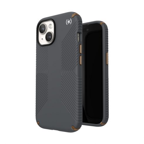 Speck Presidio2 Grip - Futrola za iPhone 15 / iPhone 14 / iPhone 13 (Charcoal Gray / Cool Bronze / White)