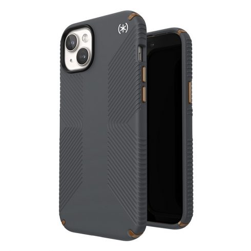 Speck Presidio2 Grip Magsafe - Futrola za iPhone 15 Plus / iPhone 14 Plus (Charcoal Gray / Cool Bronze / White)