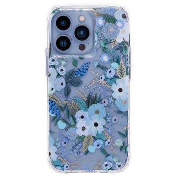   Rifle Paper Clear - Futrola za iPhone 13 Pro (Garden Party Blue)