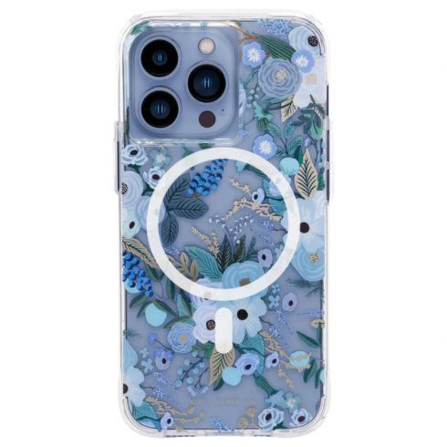 Rifle Paper Clear MagSafe - Futrola za iPhone 13 Pro (Garden Party Blue)