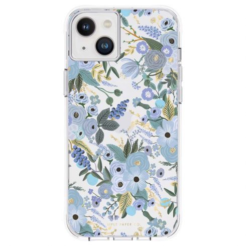 Rifle Paper Clear - Case za iPhone 14 Plus (Garden Party Blue)