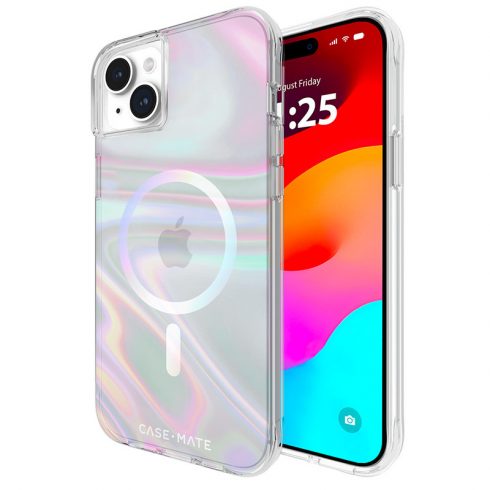 Case-Mate Soap Bubble MagSafe - futrola za iPhone 15 Plus (Iridescent)