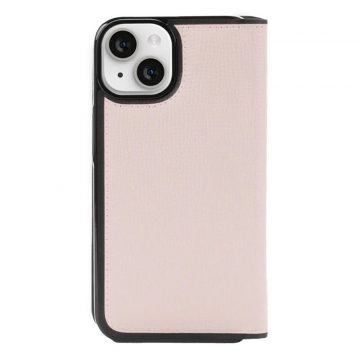   Kate Spade New York Wrap Folio Case - kožna preklopna torbica za iPhone 15 (Pale Vellum)