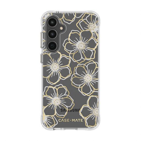 Case-Mate Floral Gems - Maska za Samsung Galaxy S23 FE 5G (zlatna)