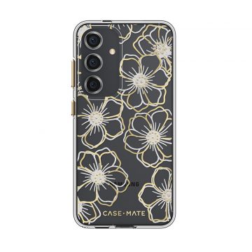   Case-Mate Floral Gems - maska ​​za Samsung Galaxy S24 (zlatna)