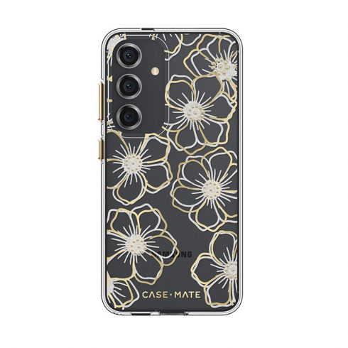 Case-Mate Floral Gems - maska ​​za Samsung Galaxy S24 (zlatna)