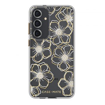   Case-Mate Floral Gems - maska ​​za Samsung Galaxy S24+ (zlatna)