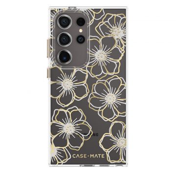   Case-Mate Floral Gems - Maska za Samsung Galaxy S24 Ultra (zlatna)