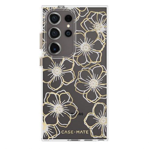 Case-Mate Floral Gems - Maska za Samsung Galaxy S24 Ultra (zlatna)