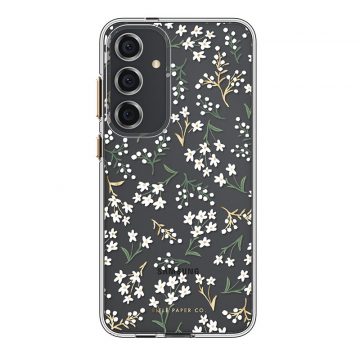   Prozirni papir za pušku - torbica za Samsung Galaxy S24+ (Petite Fleurs)