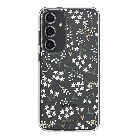 Prozirni papir za pušku - torbica za Samsung Galaxy S24+ (Petite Fleurs)