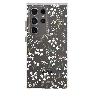   Rifle Paper Clear - Case za Samsung Galaxy S24 Ultra (Petite Fleurs)