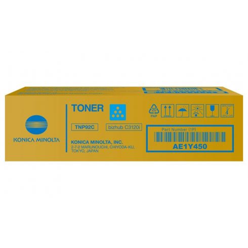 Konica Minolta TNP92C, Toner cyan za bizhub C3120i, 4000 str.