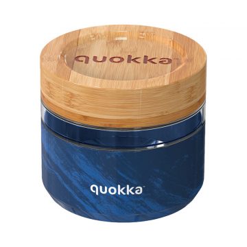   Quokka Deli Food Jar - Staklena posuda za hranu / kutija za ručak 500 ml (Wood Grain)