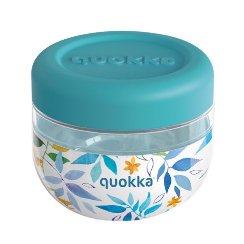 Quokka Bubble Food Jar - Plastična posuda za hranu / kutija za ručak 500 ml (Akvarelno lišće)