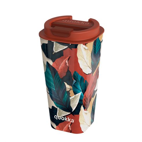 Quokka Vaso Cafe Doble Pared - Plastična šalica s dvostrukim stijenkama 450 ml (jesen jesen)