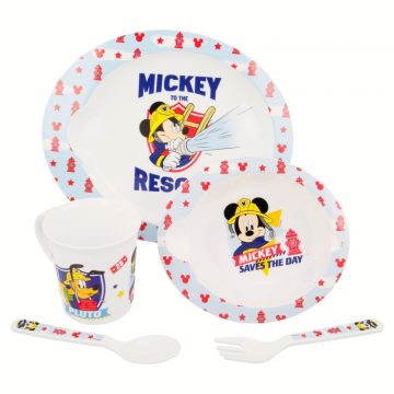 Mickey Mouse - Veliki set posuđa za mikrovalnu (5 kom)