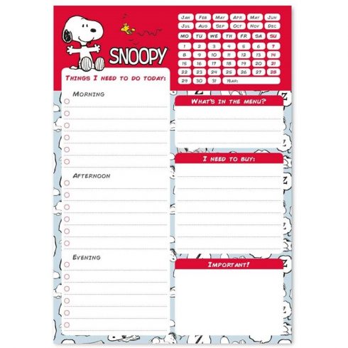 Snoopy - Kalendar bez datuma / planer 54 str